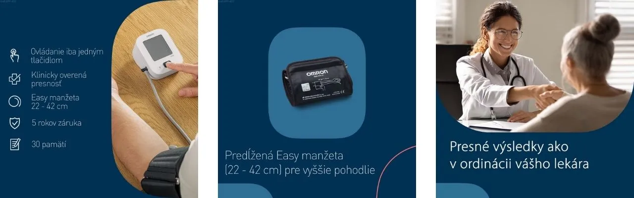 Banner tlakomer OMRON M2+