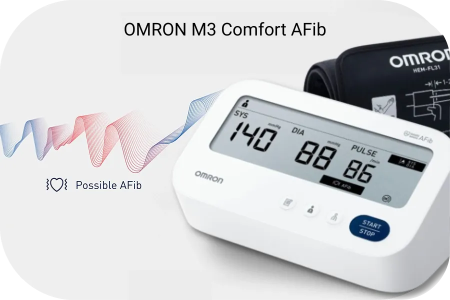 Tlakomer OMRON M3 Comfort AFib