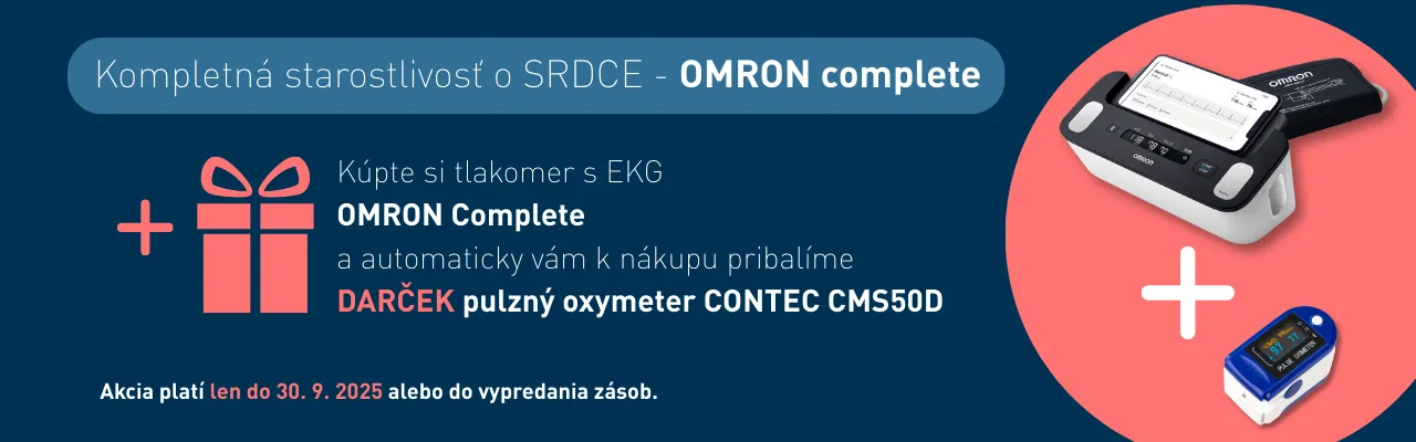 Akcia OMRON Complete + oximeter zdarma